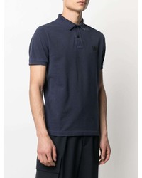 dunkelblaues Polohemd von Stone Island