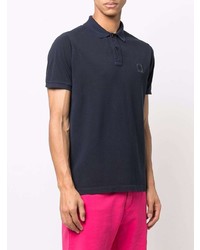 dunkelblaues Polohemd von Stone Island