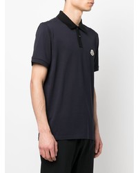 dunkelblaues Polohemd von Moncler