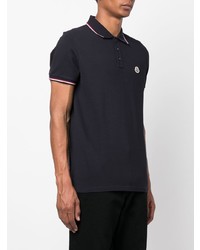 dunkelblaues Polohemd von Moncler