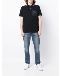 dunkelblaues Polohemd von Armani Exchange