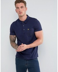 dunkelblaues Polohemd von Lyle & Scott