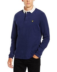 dunkelblaues Polohemd von Lyle & Scott