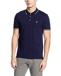 dunkelblaues Polohemd von Lyle & Scott