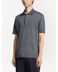 dunkelblaues Polohemd von Zegna