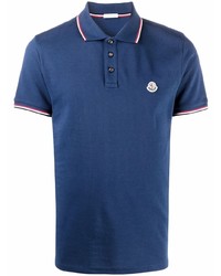 dunkelblaues Polohemd von Moncler