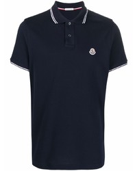 dunkelblaues Polohemd von Moncler