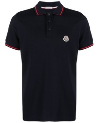 dunkelblaues Polohemd von Moncler