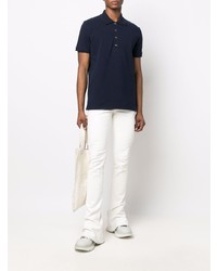 dunkelblaues Polohemd von Balmain