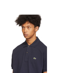 dunkelblaues Polohemd von Lacoste