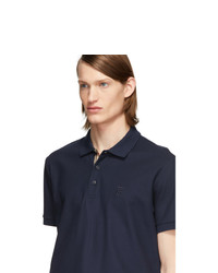 dunkelblaues Polohemd von Burberry