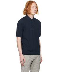 dunkelblaues Polohemd von rag & bone