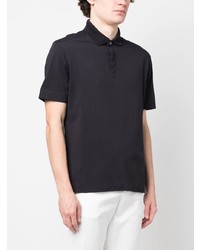 dunkelblaues Polohemd von Zegna