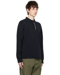 dunkelblaues Polohemd von Norse Projects