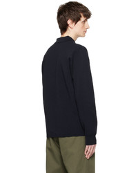 dunkelblaues Polohemd von Norse Projects