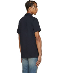 dunkelblaues Polohemd von rag & bone