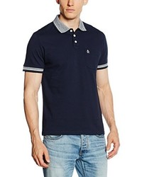 dunkelblaues Polohemd von Original Penguin