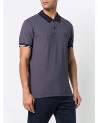 dunkelblaues Polohemd von CP Company