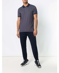 dunkelblaues Polohemd von CP Company