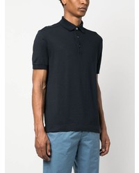 dunkelblaues Polohemd von Zegna