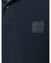 dunkelblaues Polohemd von Stone Island