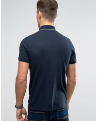 dunkelblaues Polohemd von Ted Baker