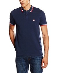 dunkelblaues Polohemd von Pretty Green