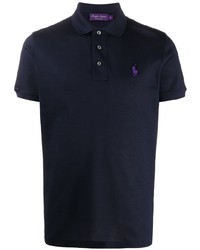 dunkelblaues Polohemd von Ralph Lauren Purple Label