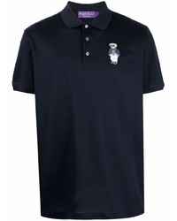 dunkelblaues Polohemd von Ralph Lauren Purple Label