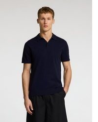 dunkelblaues Polohemd von Selected