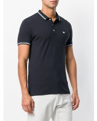 dunkelblaues Polohemd von Emporio Armani