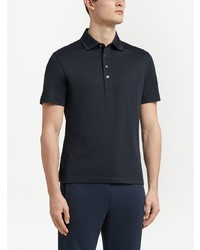 dunkelblaues Polohemd von Ermenegildo Zegna