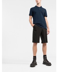 dunkelblaues Polohemd von Alexander McQueen