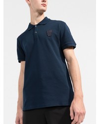 dunkelblaues Polohemd von Alexander McQueen