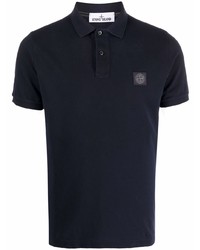 dunkelblaues Polohemd von Stone Island