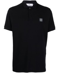 dunkelblaues Polohemd von Stone Island