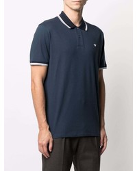 dunkelblaues Polohemd von Emporio Armani