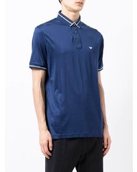 dunkelblaues Polohemd von Emporio Armani