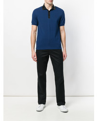 dunkelblaues Polohemd von Raf Simons X Fred Perry