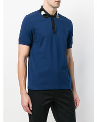 dunkelblaues Polohemd von Raf Simons X Fred Perry