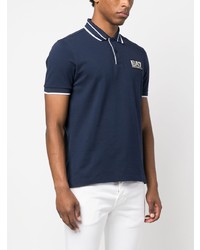 dunkelblaues Polohemd von Ea7 Emporio Armani