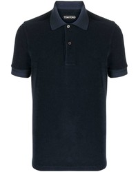 dunkelblaues Polohemd von Tom Ford