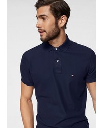 dunkelblaues Polohemd von Tommy Hilfiger