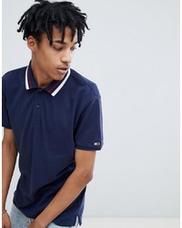 dunkelblaues Polohemd von Tommy Jeans