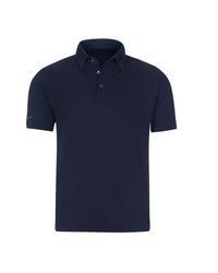 dunkelblaues Polohemd von Trigema