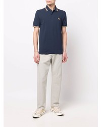 dunkelblaues Polohemd von Fred Perry