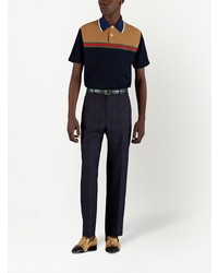 dunkelblaues Polohemd von Gucci