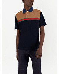 dunkelblaues Polohemd von Gucci