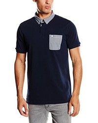 dunkelblaues Polohemd von Weekend Offender