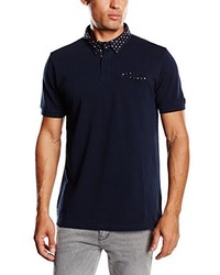 dunkelblaues Polohemd von Weekend Offender